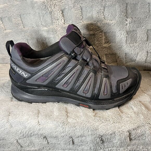 Women's Salomon Hiking XA Comp 6 Contagrip Shoes Size 8.5 Purple Ortholite Trail - Picture 6 of 16